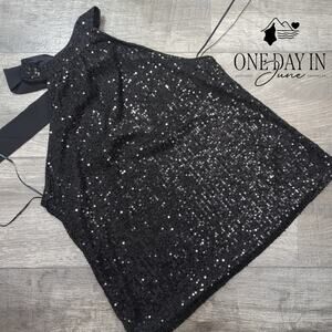 Cupio Sequin Sleeveless Top Size M